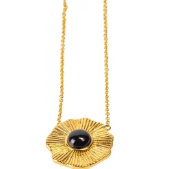 Collier Femme Kosma Paris Flora - Doré noir