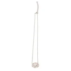 Collier Femme Kosma Paris Dentelle - Argenté Blanc