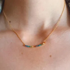 Collier Femme Kosma Paris Harlequin - Doré