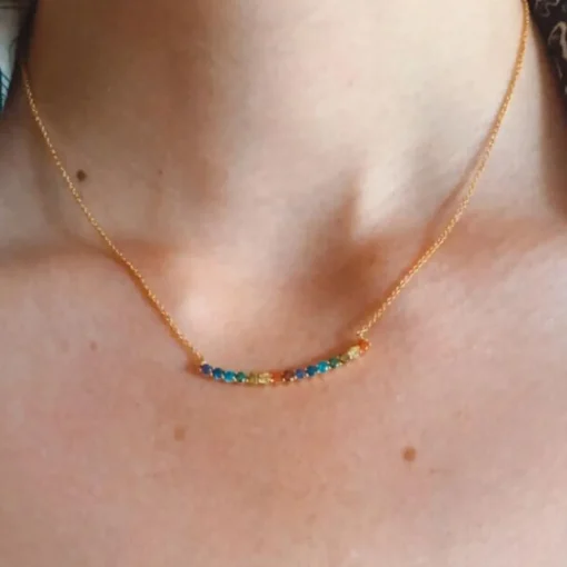 Collier Femme Kosma Paris Harlequin - Doré