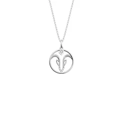 Collier Femme Les Georgettes 704413916JC050 Argent Agate P-Zodiaque