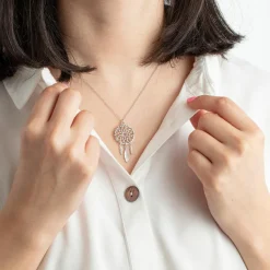 Collier Femme Lotus Silver - LP1997-1-1 Argent