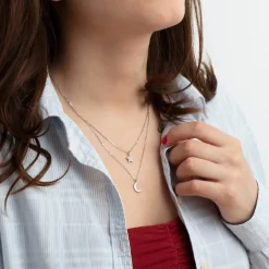 Collier Femme Lotus Silver - LP1680-1-4 Argent