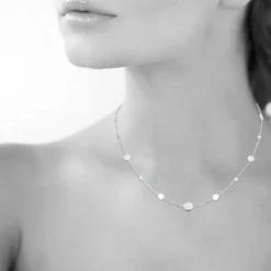 Collier Femme Maison de la Bijouterie WYZ4U445 Argent