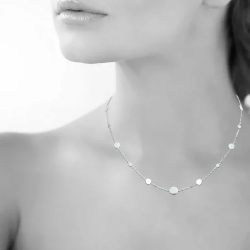 Collier Femme Maison de la Bijouterie WYZ4U445 Argent