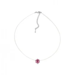 Collier Femme MYC-Paris - AN1-1566-PK Métal rhodié Argent Rose
