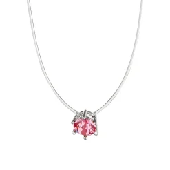Collier Femme MYC-Paris - AN1-1566-PK Métal rhodié Argent Rose