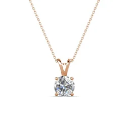Collier Femme MYC-Paris Solitaire - DP0079-RG Laiton Doré rose