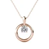 Collier Femme MYC-Paris Solitaire - DP0181-RG Laiton Doré rose