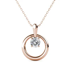 Collier Femme MYC-Paris Solitaire - DP0181-RG Laiton Doré rose