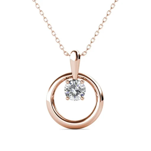 Collier Femme MYC-Paris Solitaire - DP0181-RG Laiton Doré rose