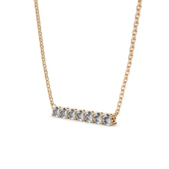 Collier Femme MYC-Paris Solitaire - DP0222-RG Laiton Doré rose