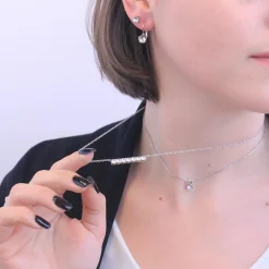 Collier Femme MYC-Paris Solitaire - DP0222-S Laiton Argent
