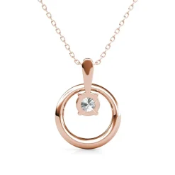 Collier Femme MYC-Paris Solitaire - DP0181-RG Laiton Doré rose