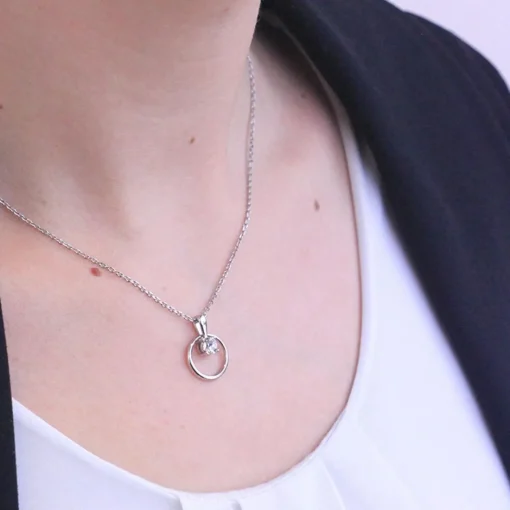Collier Femme MYC-Paris Solitaire - DP0181-S Laiton Argent