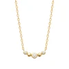 Collier femme oxyde de zirconium plaqué or Maison de la Bijouterie UW3W4045