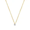 Collier femme oxyde de zirconium plaqué or Maison de la Bijouterie UW30W345