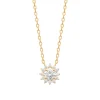 Collier femme oxydes de zirconium plaqué or Maison de la Bijouterie UW3U6U45