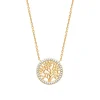 Collier femme pendentif arbre de vie plaqué or Maison de la Bijouterie UWZWY645