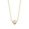 Collier femme pendentif cœur plaqué or Maison de la Bijouterie UWZZV045
