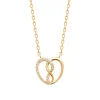 Collier femme pendentif cœur fantaisie plaqué or Maison de la Bijouterie UW3V5V45