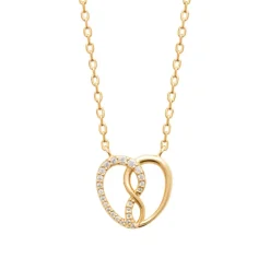 Collier femme pendentif cœur fantaisie plaqué or Maison de la Bijouterie UW3V5V45