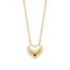 Collier femme pendentif cœur plaqué or Maison de la Bijouterie UW3V3Z45