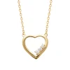 Collier femme pendentif cœur plaqué or Maison de la Bijouterie UWZ3Y045