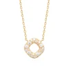 Collier femme pendentif carré plaqué or Maison de la Bijouterie UW3WVU45
