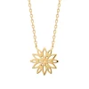 Collier femme pendentif feuille plaqué or Maison de la Bijouterie UYY03445