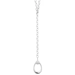 Collier femme pendentif goutte oxyde de zirconium Maison de la Bijouterie VW40YW45