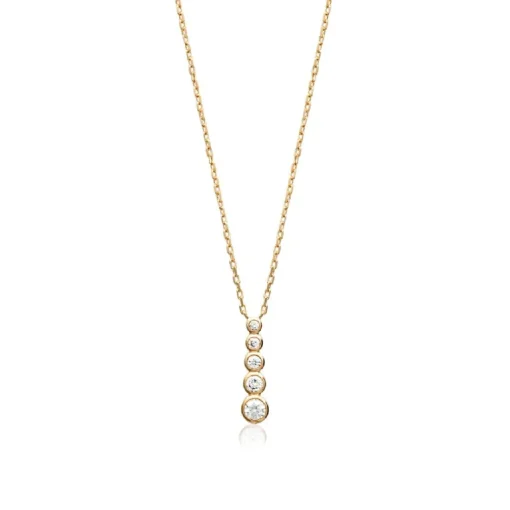 Collier femme pendentif oxyde zirconium Maison de la Bijouterie UWZWY345