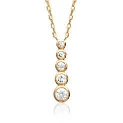 Collier femme pendentif oxyde zirconium Maison de la Bijouterie UWZWY345