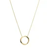 Collier Femme Pierre Lannier Bijoux Entasis - BJ20A4201 Acier Doré