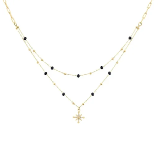Collier Femme Pierre Lannier Bijoux Australe - BJ22A4231 Acier Doré