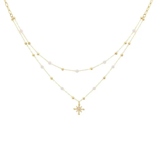 Collier Femme Pierre Lannier Bijoux Australe - BJ22A4251 Acier Doré