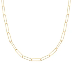 Collier femme plaqué or 5,5 mm maillons - UYZWVW45