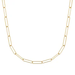 Collier femme plaqué or 5,5 mm - UYZWVV45