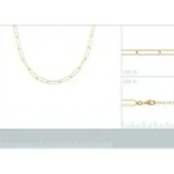 Collier femme plaqué or 5,5 mm - UYZWVV45