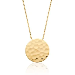 Collier femme plaqué or - UYZ60045