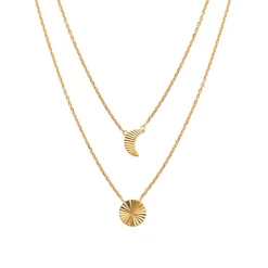 Collier femme plaqué or - UYZ53445