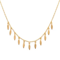 Collier femme plaqué or - UYZ4U645