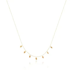 Collier femme plaqué or - UYZ53W45