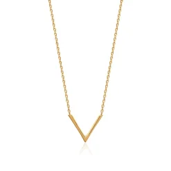 Collier femme plaqué or - UYZ40345