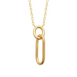 Collier femme plaqué or - UYZWW445