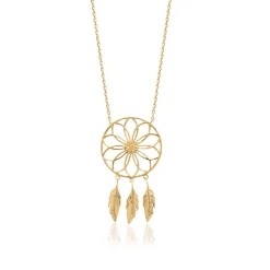 Collier femme plaqué or - UYZ43645