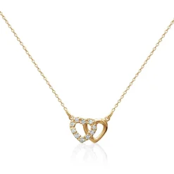 Collier femme plaqué or - UWVZ004Y