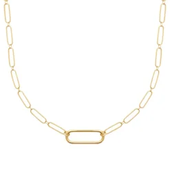Collier femme plaqué or - UYZWU545