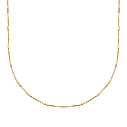 Collier femme plaqué or - YU0UW545
