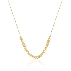 Collier femme plaqué or - YU0U0U4Y